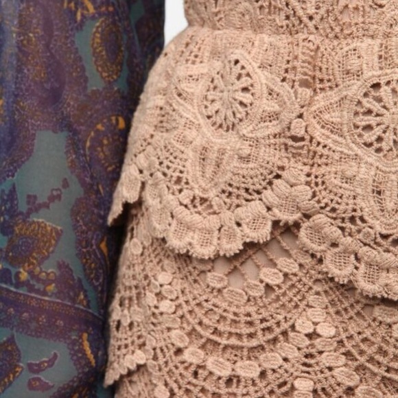 Staring At Stars Tiered Crochet Mini Skirt - Picture 4 of 8